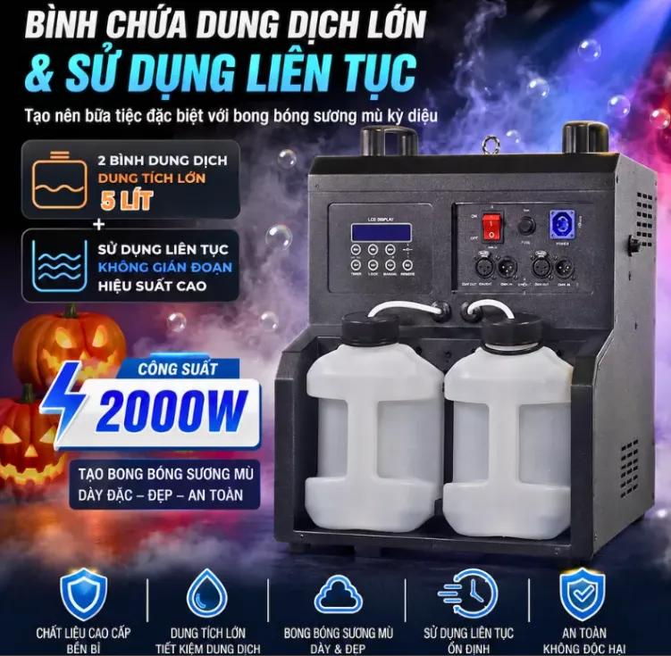 Đánh Giá Máy Tạo Bong Bóng Khói 4 in 1 THAKI LIGHT: Phép Màu Cho Mọi Sự Kiện