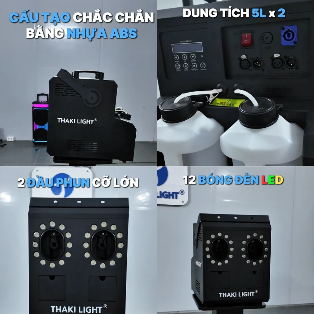 Đánh Giá Máy Tạo Bong Bóng Khói 4 in 1 THAKI LIGHT: Phép Màu Cho Mọi Sự Kiện