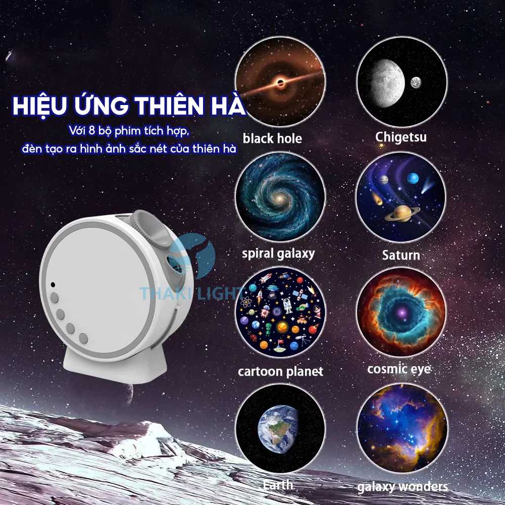 Đánh Giá Đèn Galaxy Thiên Hà V8 Pro THAKI LIGHT: Hiệu Ứng Chân Thực, Đa Năng 10 Trong 1