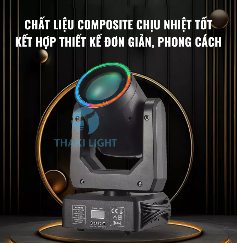 Đèn Beam 180W Plus THAKI LIGHT – Siêu Phẩm Ánh Sáng Chuyên Nghiệp Cho Sự Kiện, Bar, Karaoke