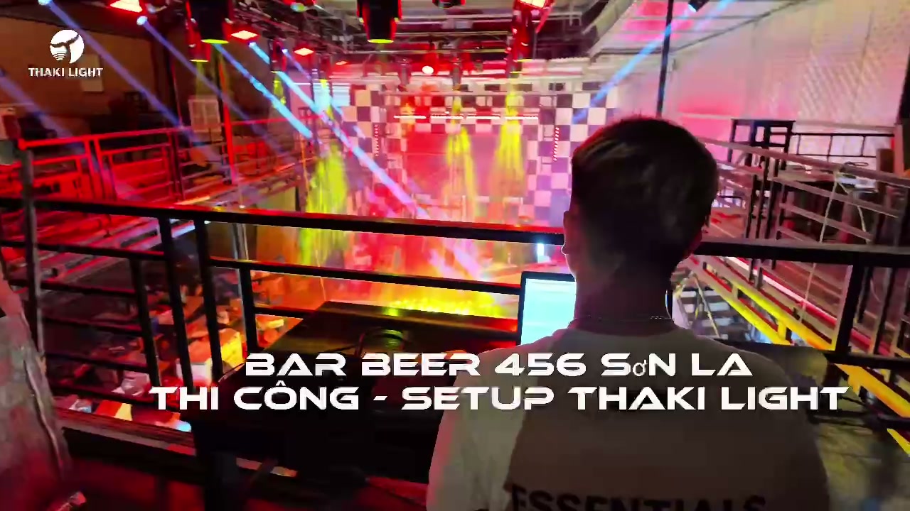 THAKI LIGHT Hoàn Tất Bàn Giao Hệ Thống Ánh Sáng Tại Sơn La Beer Garden