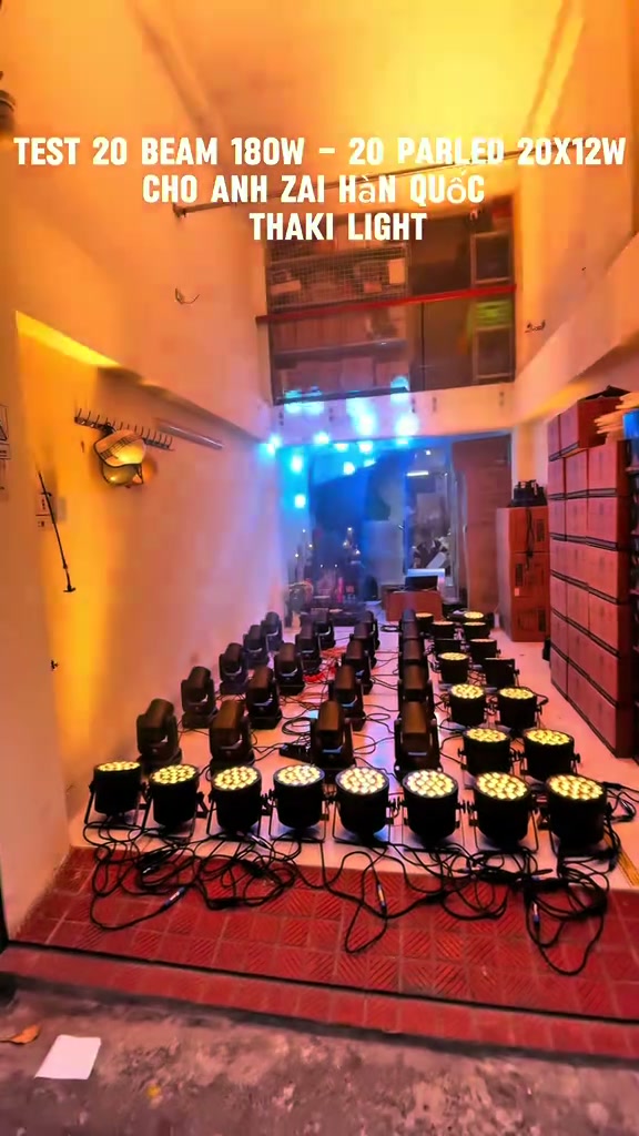 Bàn giao cấu hình ánh sáng cho anh zai Vũ Dương hàn quốc - Thaki Light