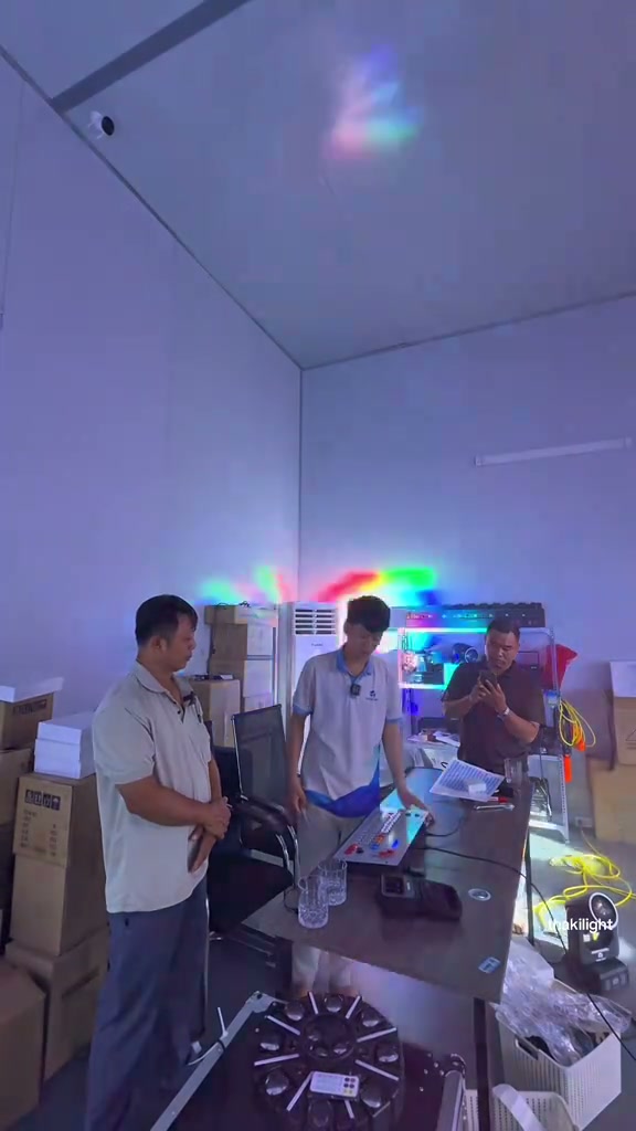 Bàn Giao Combo 4 Beam 180W, 2 Mành Katana Và 4 Parled Cho Khách Tại Hà Nam - Thaki Light