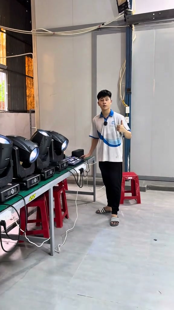 Bàn giao combo 6 Beam 450W Smart cho anh minh nam định - Thaki Light