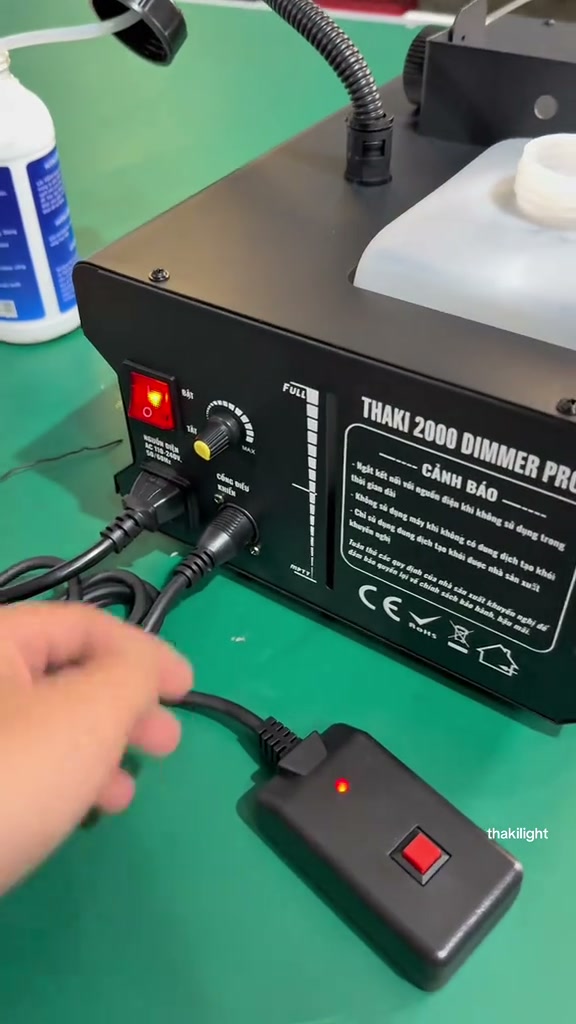 Cách Chỉnh Min Max Máy Khói Thaki 2000 Dimmer Pro - Thaki Light