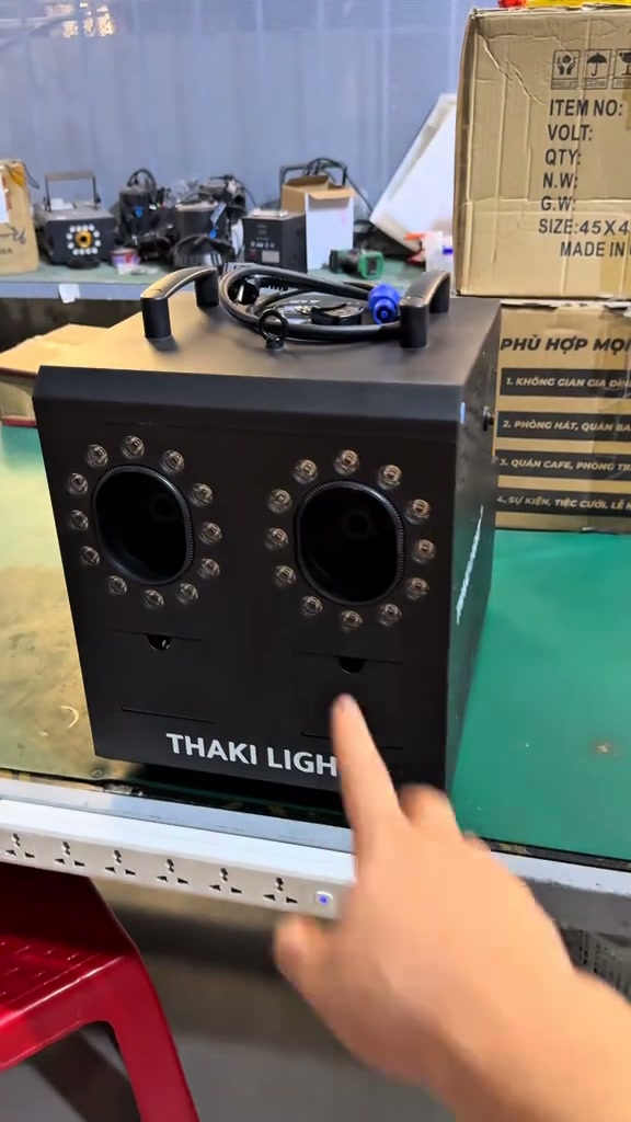Hướng dẫn sử dụng máy tạo bong bóng khói nhà THAKI