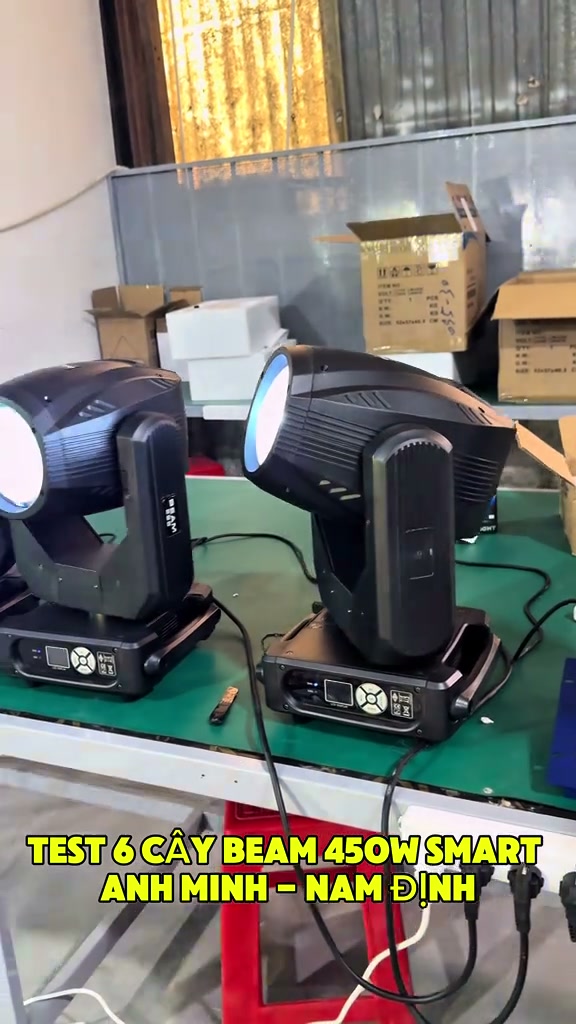 Test 6 cây beam 450W lên đường làm nhiệm vụ - Thaki Light