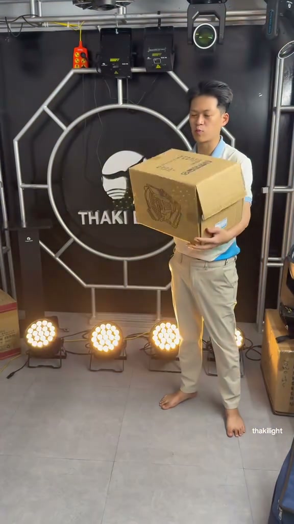 Túi Đựng 4 Ngăn Chống Sốc Chuyên Dụng Cho Đèn Parled COB - Thaki Light